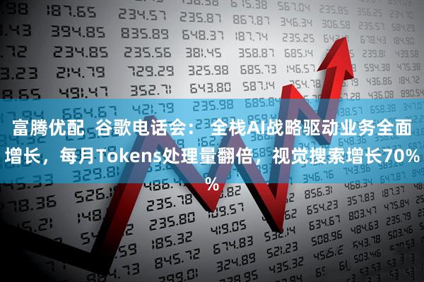 富腾优配  谷歌电话会： 全栈AI战略驱动业务全面增长，每月Tokens处理量翻倍，视觉搜索增长70%