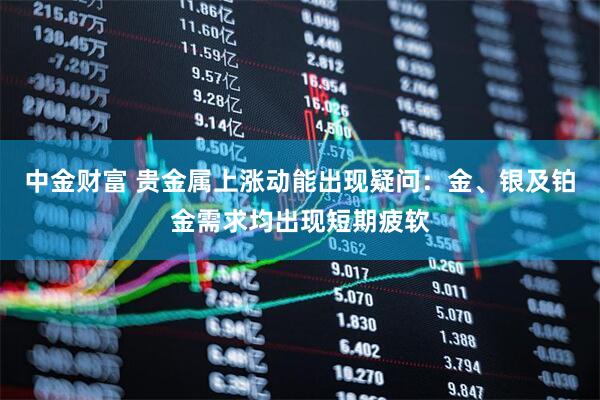 中金财富 贵金属上涨动能出现疑问：金、银及铂金需求均出现短期疲软